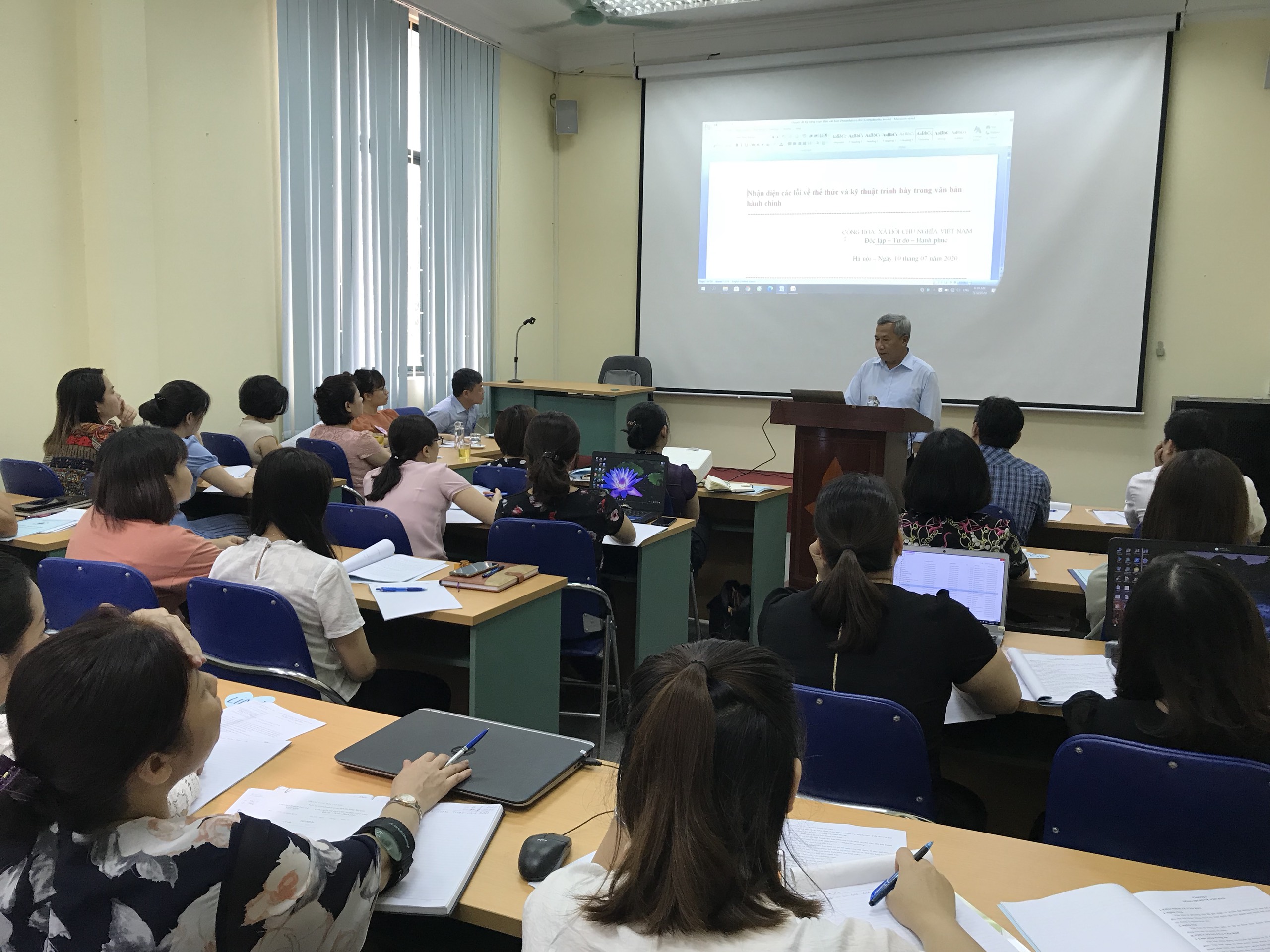 Hình ảnh một số lớp đào tạo, bồi dưỡng tháng 7 năm 2020